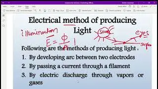 Introduction of illumination Technology for Diploma Students ( 5th Semester )