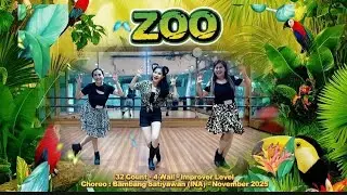 ZOO - Improver Line Dance Demo by Lady Angel D'Liners