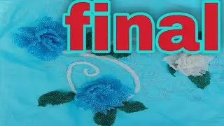 hand embroidery:fancy motif,final look.