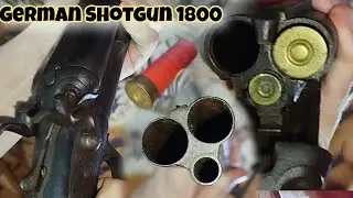 Old German drilling triple barrel