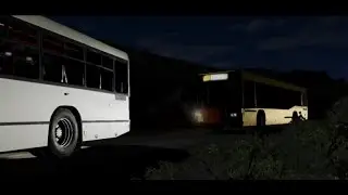 Bus race in BeamNG Drive with Initial D Eurobeat