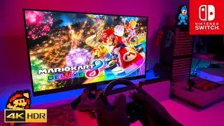Mario Kart 8 Deluxe Cozy Racing with Steering Wheel (Nintendo Switch)