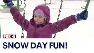 Snow day for Milwaukee Public Schools' students, others: 'It's very fun!' | FOX6 News Milwaukee