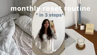 monthly reset routine 🦋 3 simple steps to start the month on a fresh note | irene martinho