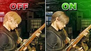 Resident Evil 4 Remake | Hair Strands OFF Vs ON