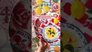 Mediterannean Collection of Melamine Plates, bowls, cups and servers #picnicessentials #kitchenware