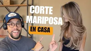 CORTE MARIPOSA EN CASA 🏠! F&aacute;cil y r&aacute;pido ! 