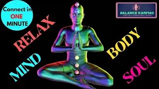 Daily Meditation | Connect Just in ONE Minute | Relaxing Music | Clean your Aura