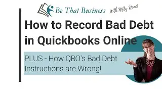 How to Record Bad Debt on Quickbooks Online QBO (Partial Payment + HST - Canada)