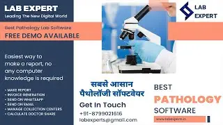 LAB EXPERT PATHOLOGY SOFTWARE FOR BILLING AND REPORTING | ONLINE AND OFFLINE BOTH DEMO.