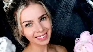 ASMR SHAVE & HAIRCUT IN THE SHOWER 🛁 Water Sounds, Soapy Suds, Personal Attention