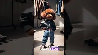 Dripstar Fashion 😎#PetStyle #FashionistaPets #PetDrip #PetsInStyle #viralvideo #TrendyPets #PetLooks