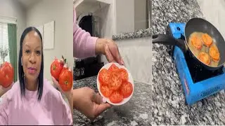#PREPARE + Camp Stove Cooking + Fried Red Tomatoes Is Chef&rsquo;s Kiss