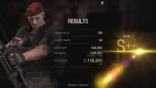 Resident Evil 4 Jack Krauser S++ Rank Island The Mercenaries   Remake 2023