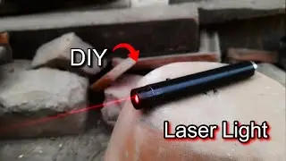 How to Make Laser Light at Home || DIY Rechargeable Laser Light