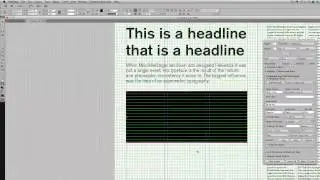Adobe InDesign - From sketch to grid-based layout - Apply and work with image-lines [Part 4]