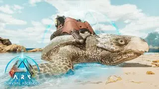Domando a Archelon no ARK Survival Ascended