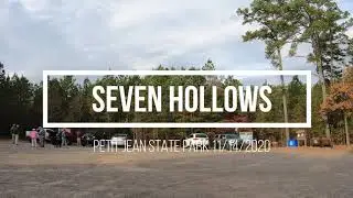 Hiking the Seven Hollows trail at Petit Jean State Park - Hyperlapse