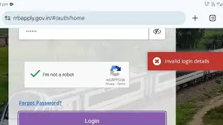 rrb group d  railway group d login problem