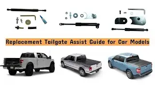 GASTAC Gas Strut Manufacturer Tailgate Assist Shock Lift Gate Assist for Ford Ram F150 F250 Hilux