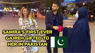 SAMIRA’S FIRST EVER GAJREH GIFTED TO HER IN PAKISTAN 🇵🇰❤️