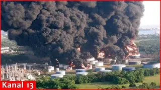 Engels base hit hard: 7 fuel tanks, thousands of tons of fuel destroyed in major strike