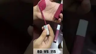 Maybelline SuperStay Colors Testing 385 vs 80 vs 115 @BeautyDuty_