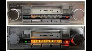 1970s-1980s Roadstar RS-2200GPX Car Cassette FM Radio Player + Bluetooth