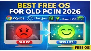 Лучшие бесплатные ОС для старых ПК в 2026 году | Chrome OS Flex, Q4OS, Manjaro, Parrot OS и другие