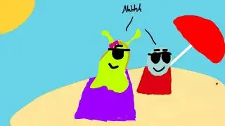 The Ball Who Went To The Moon by Alexis at Byte Camp - 2D Animation On Tablet - Summer 2021!