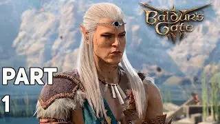 Baldur's Gate 3 - Part 1 - CRASHING THE SHIP - Walkthrough Playthrough Gameplay No commentary