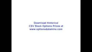 The best place to find Historical Options Data free
