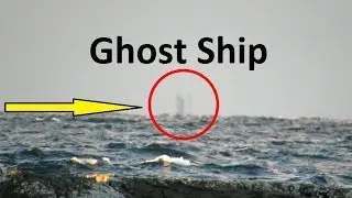 Ghost Ship Sailing on Lake Superior - Man Captures Eerie Footage While Out Alone On Lake Superior