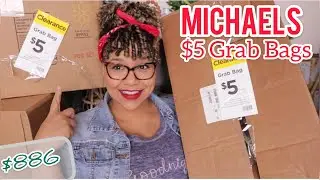 Michaels $5 Grab Bag Unboxing! Not What I Expected $887 Value