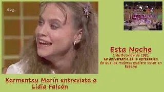 Karmentxu Mar&iacute;n entrevista a Lidia Falc&oacute;n
