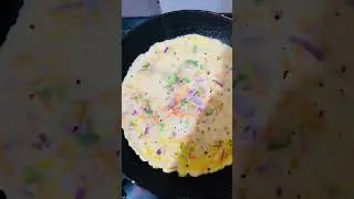 Gangster&rsquo;s Table🔪- Vegetable Chilla |10 mins me nashta ready -Healthy Vegetables Egg Chilla #shorts