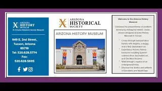 Arizona History Museum, Tucson Arizona.  (Apache history and Geronimo)