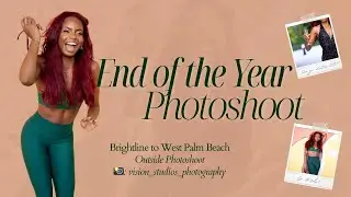 Photoshoot Vlog: New Year's Eve Photoshoot | Makeup Tips | West Palm Beach | CityPlace | End of Year