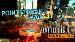 Battlefield Hardline: 7500 pointstreak! [60fps]