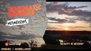 Schnelldorf &mdash; Danube Morning: Magical Sunrise, Vivid Summer Greens & Stunning DJI Mini Drone View.