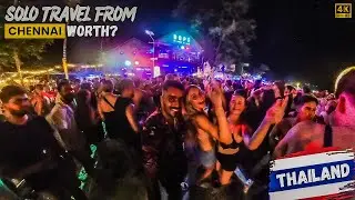 THAILAND Full Moon Party REALLY Worth It?🤔 solo travel experiance from CHENNAI ✈️🧳