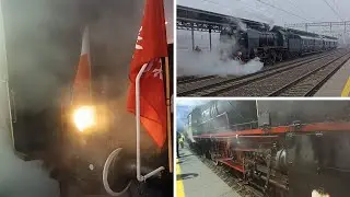 Manewry Pt47-65 z pociągiem retro Paderewski