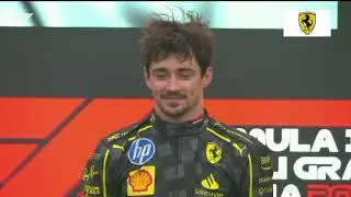 MONACO NATIONAL ANTHEM DURING ITALIAN GP PODIUM OF 2024