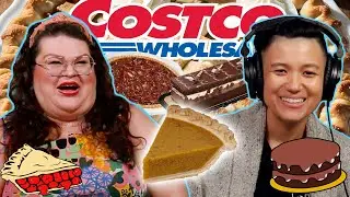 Kristin And Jen Try Every Costco Cake + Pie | Kitchen & Jorn