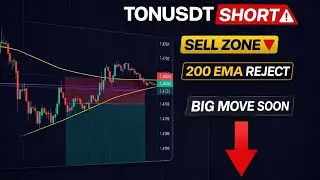 TONUSDT Short Trade Setup | 200 EMA Rejection on 15 Min Chart 🚨
