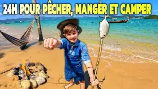 24H Pour Survivre sur une &Icirc;le D&eacute;serte ! (P&ecirc;cher, Manger, Camper)