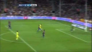 Victor Valdes Incredible Double Save - FC Barcelona vs Villarreal 2011 ★HD★