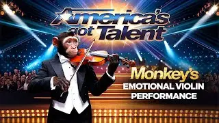 Emotional Monkey | America's Got Talent - Stuns the World with Violin Performance!