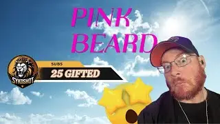 My Beard Is Now BRIGHT PINK!