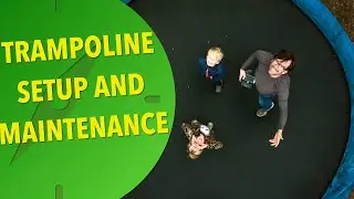 Trampoline after 5 years | setup and maintenance tips | Fun-sized Adventures